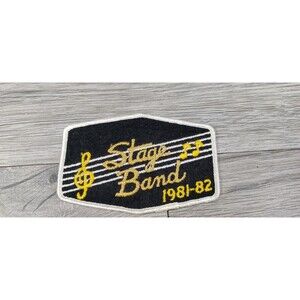 Vintage Patch Stage Band 1981-82